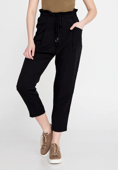 Regular Fit Regular Pants Black