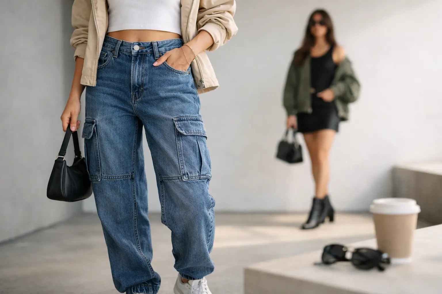 What to Wear With Cargo Jeans Now