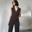 Zero Sleeve Atlas Jumpsuit Black