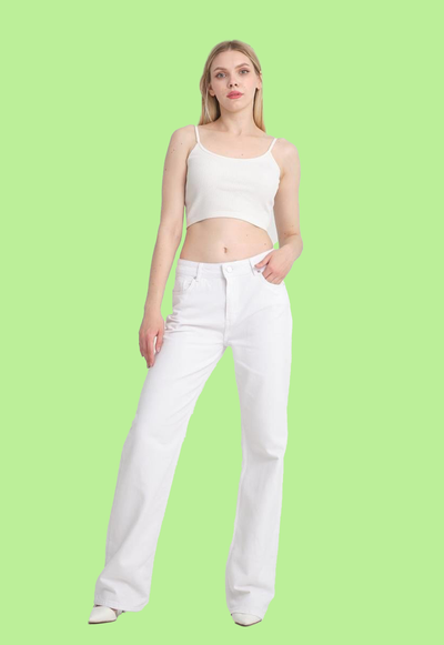Relax Fit Jeans White
