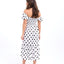 Polka Dot Dress White & Black