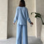 Linen Pants Blue