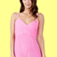 Sleeveless Solid Color Regular Fit Regular Casual Jumpsuit Pink
