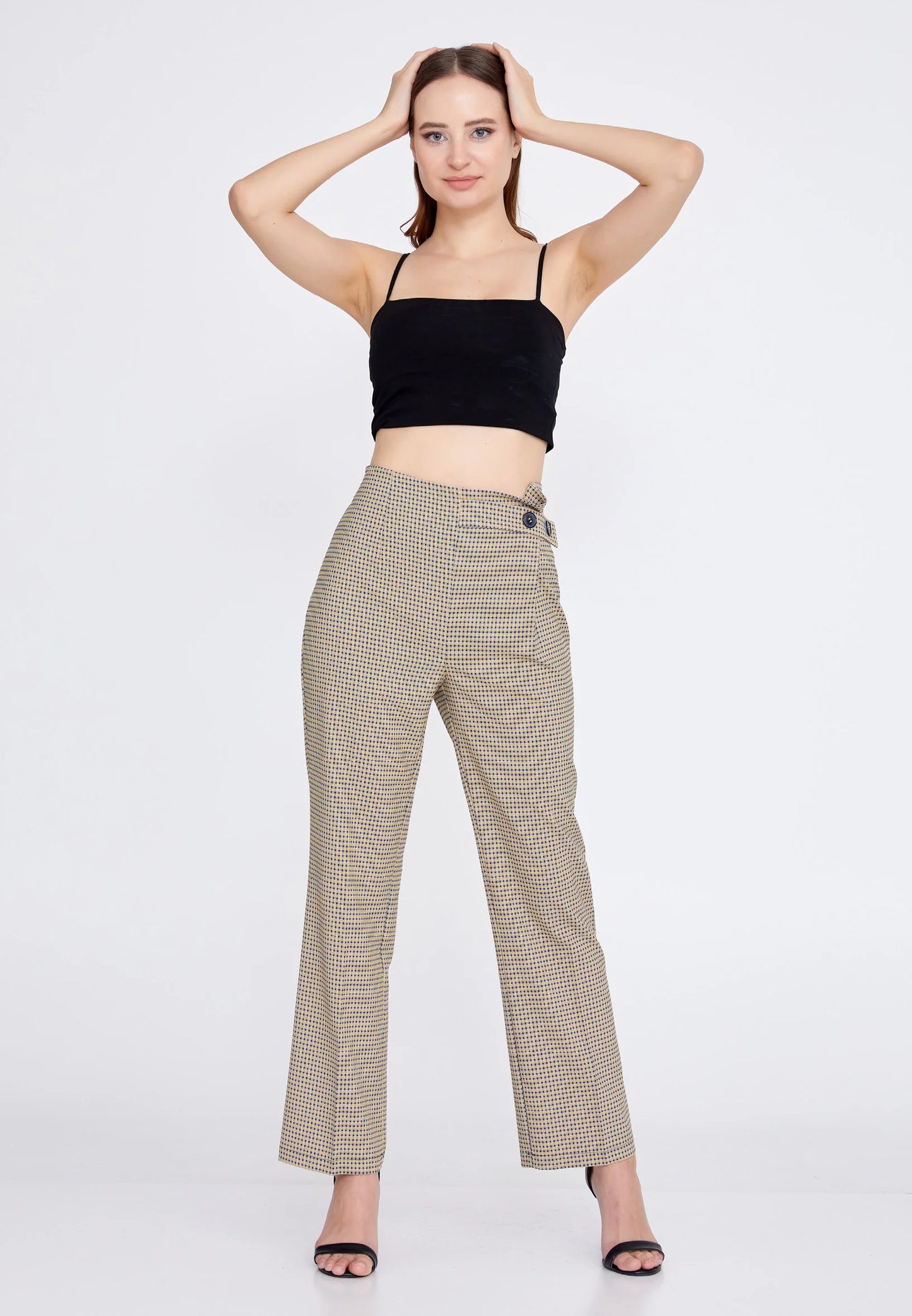 Regular Fit Regular Pants Yellow