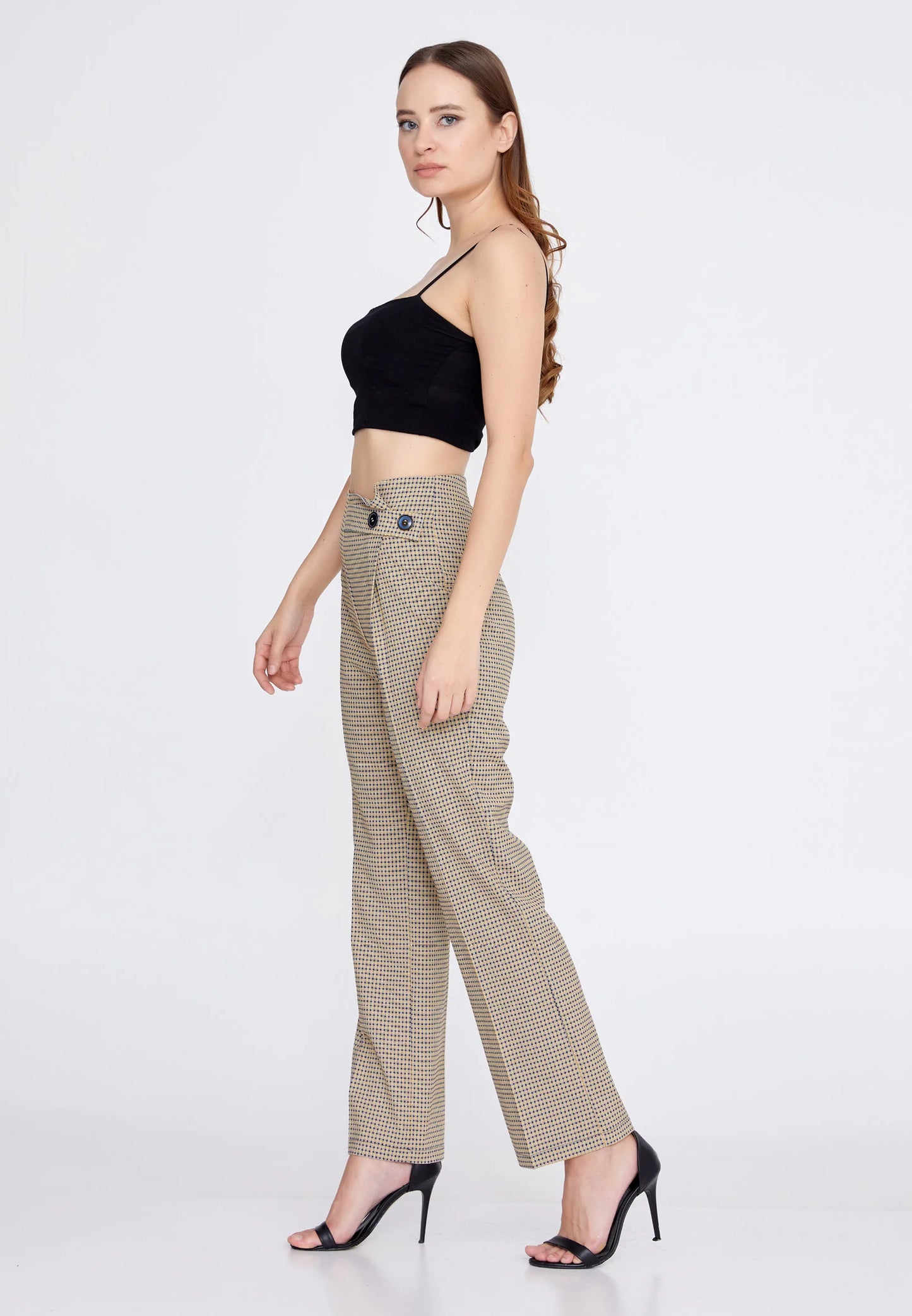 Regular Fit Regular Pants Yellow