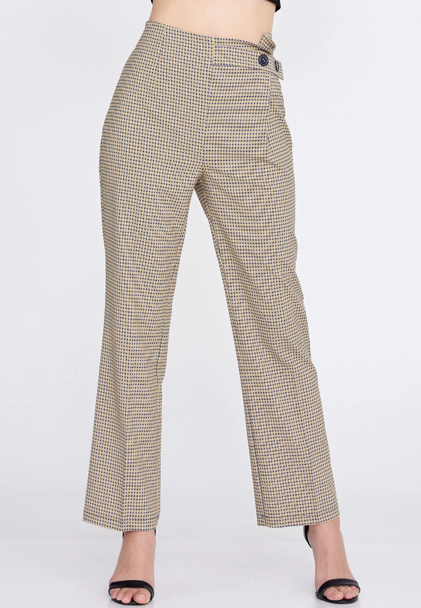 Regular Fit Regular Pants Yellow