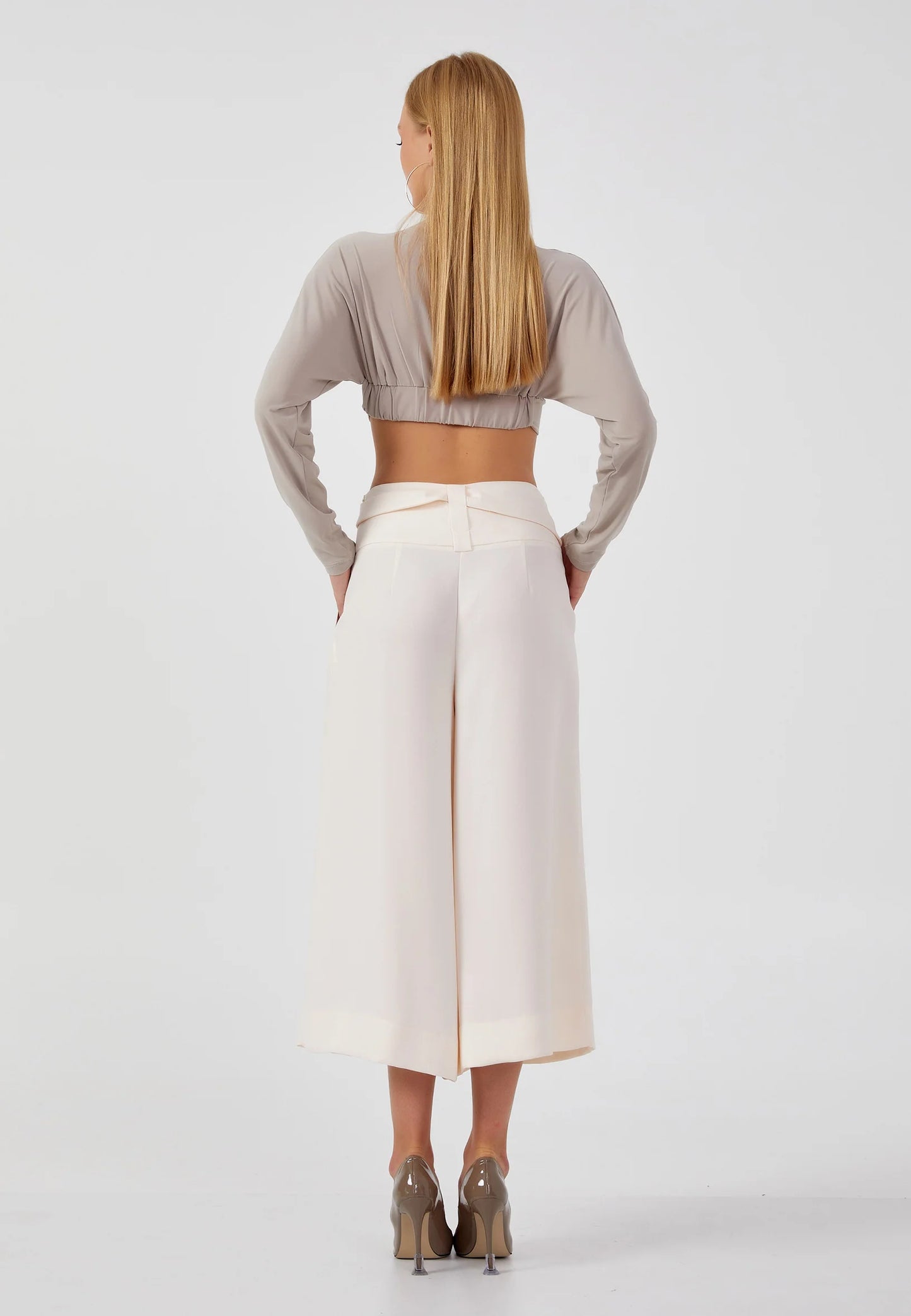 Culotte Regular Pants White