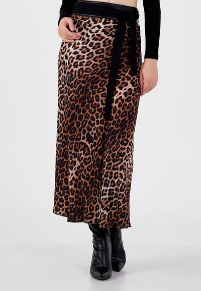 Maxi Animal Print Regular Skirt