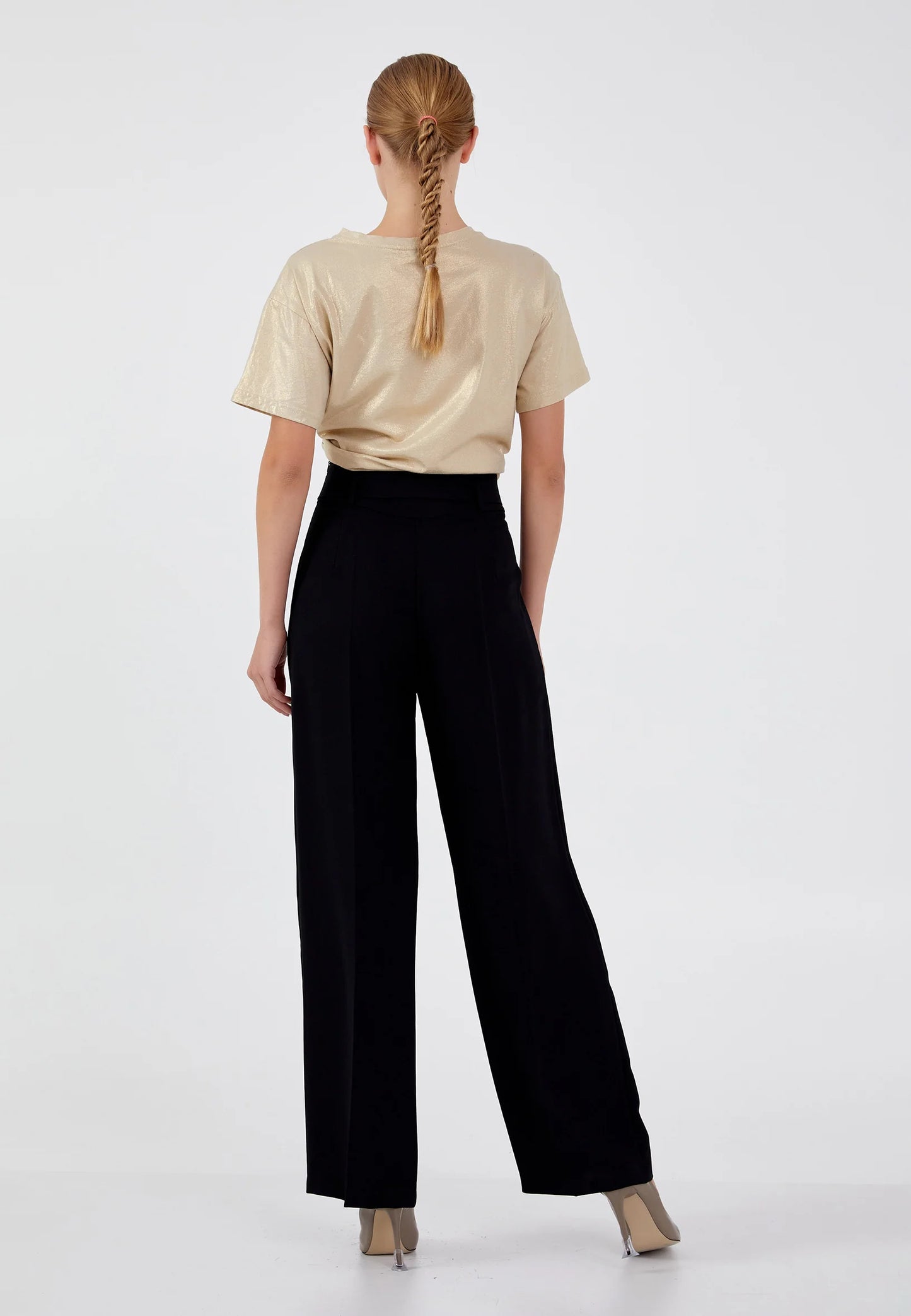 Regular Fit Regular Pants Black